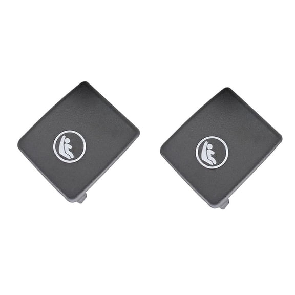 2x Car Rear Hook Isofix Cover Child Restraint For V60 V90 Xc40 Xc60 S60 S90 Car Rear Hook Black