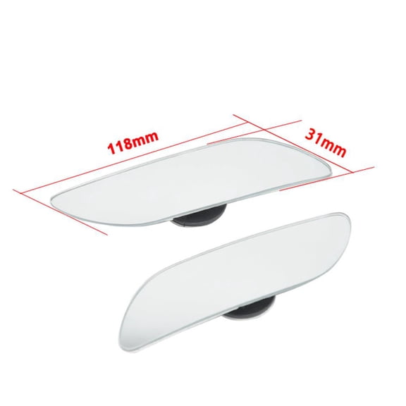 2x Car SUV Truck Blind Spot Mirror 360 Wide Angle Convex Rear Side View Mirrors