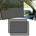 2x Car Side Glass Sun Shade Stickers Sun Protections Glass Sunscreen