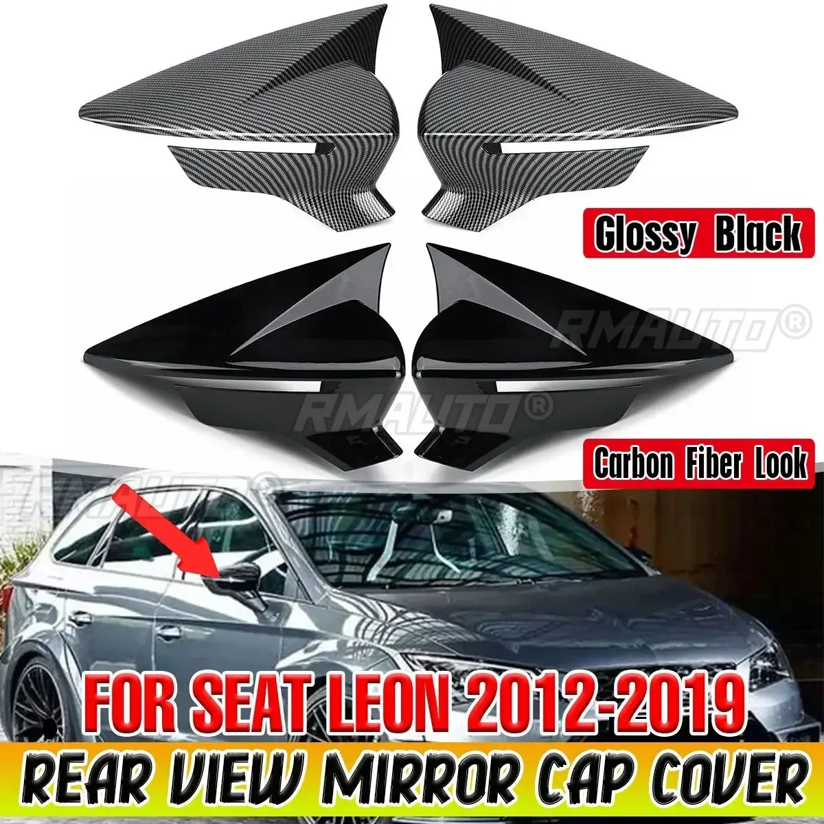 Anti-Theft Side Mirror Guard For fits BMW X5 E70 2006-2013 door wing mirror