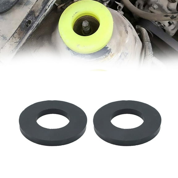 2x Car Strut Top Mount Suspension Bearing Washer Rubber Shock Absorber Steering Component Direct Replacement for Vehicle Repair