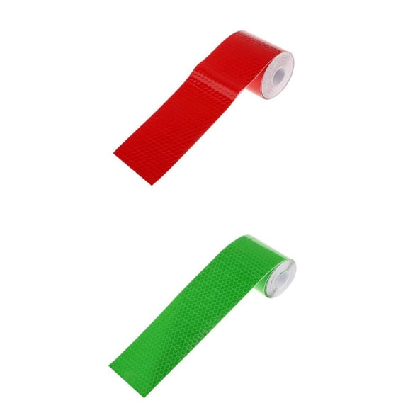 2x Car Truck Night Reflective Warning Conspicuity Tape Strip Sticker