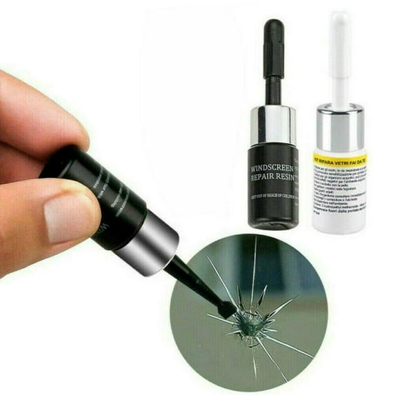 2x Car Windshield Repair Kit Wind Screen DIY Windscreen Glass Chip Crack Fix Set