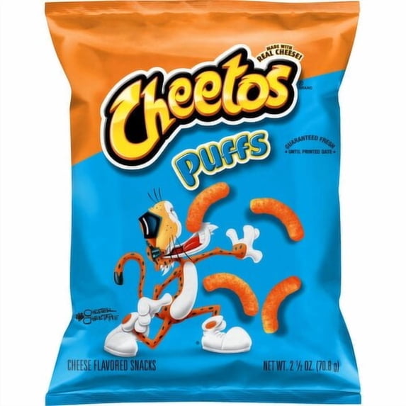 2x-Cheetos Puffs Cheese Flavored Snacks 2 1/2 Oz(packaging may vary)