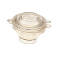 thumbnail image 1 of 2x Clear  Ball Shape Candle for Home Party Candle Making Crafts, 1 of 9