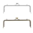 thumbnail image 1 of 2x Clutch Metal Frame clasp Purse Handle, 1 of 8
