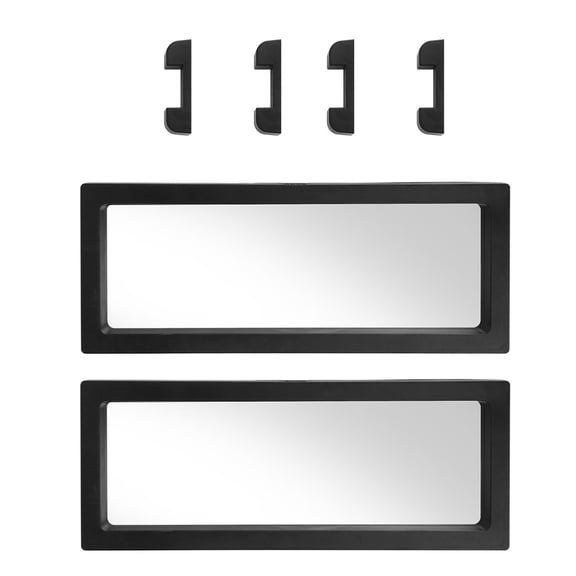 2x Collectibles Display Case 3D Floating Effect, Protection from Air and Dust for Medallions, Stamps, Jewelry