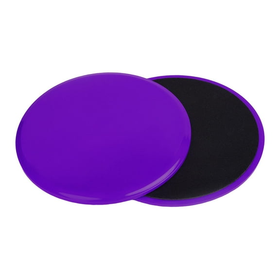 2x Core Sliders for Working Out Dual Sided Gliding Discs Lightweight Gift Workout Equipment Strength Home Exercise Improve Balance Violet