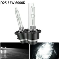 2x D2S 35w 6000k HID xenon lamp replacement low/high beam headlight bulb white