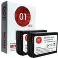 thumbnail image 1 of 2x DOT-01 Brand 1200 mAh Replacement Samsung BP-1130 Batteries for Samsung NX1100 Digital Camera and Samsung BP1130, 1 of 1