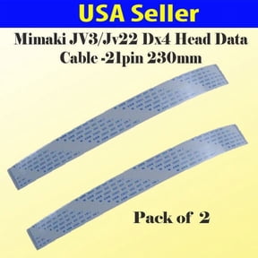 2x Data Cable for Mimaki JV3 JV22 Epson DX4 Print Head 21 pin 23 cm Solvent Printer