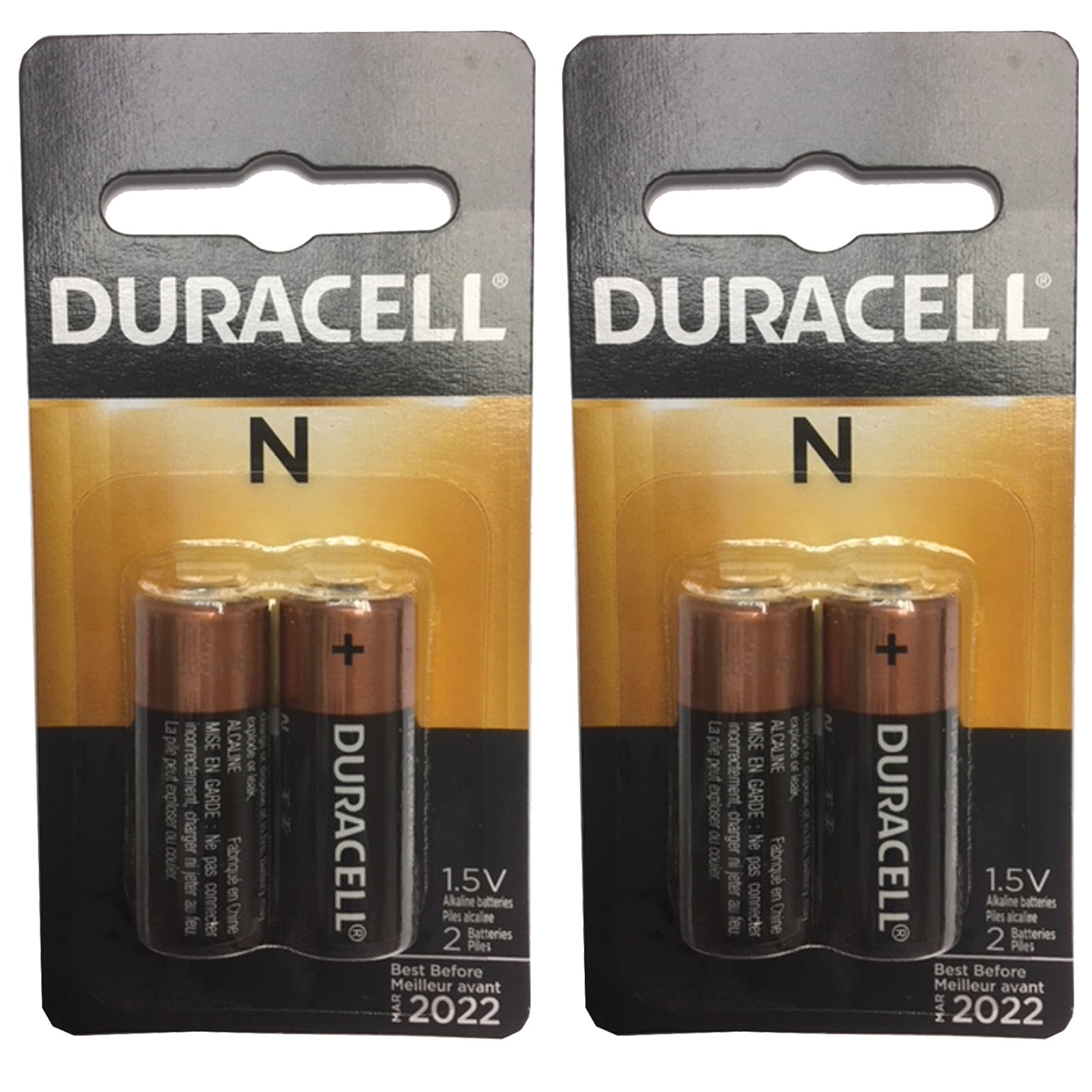 2x Duracell 2pk 1.5V N Size Alkaline Battery MED Devices Child Locators GPS