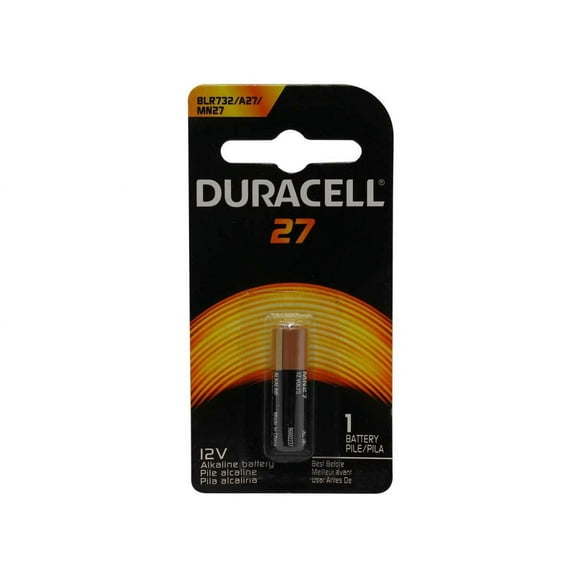 2x Duracell MN27 Alkaline 12V Battery G27A, A27, GP27A Key Fobs Remotes