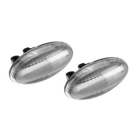 2x Dynamic LED Side Marker Blinker Light For Peugeot 307 206 607 407 107 Citroen C5