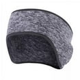 thumbnail image 1 of 2x Ear Warmer Headband Women Ponytail Headband Fleece Covers Ear Muffs Thermal for Jogging Running Yoga Unisex Winter Outdoor Supplies Stay W, 1 of 8