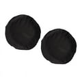 thumbnail image 1 of 2x Elastic Bar Stool Covers Round Chair Seat Cover Cushion Black, 1 of 6