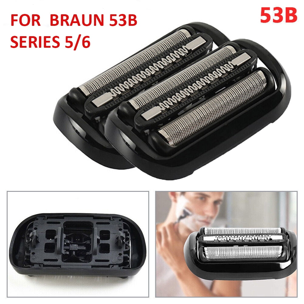 2x Electric Shaver Head Foil Blade Replacement For BRAUN Series 5 Series 6 53B 6075cc 6020s
