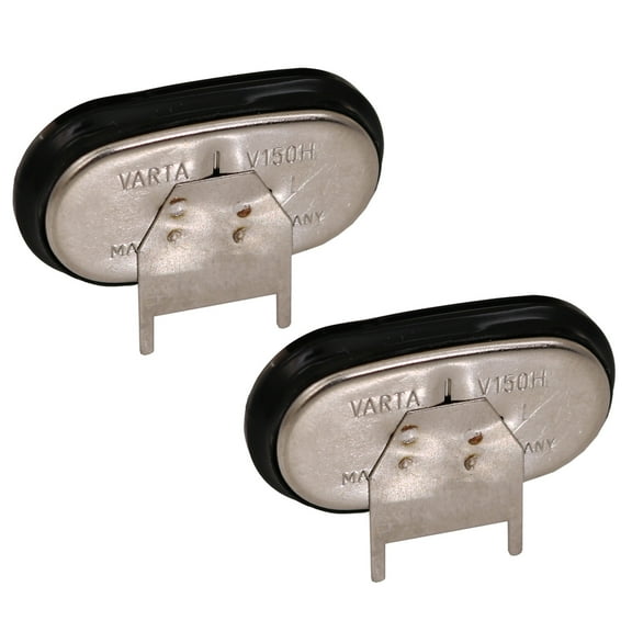2x Exell 1/V150H-3P 1.2V 150mAh NiMH Button Cell 3-PIN Battery 55615101501
