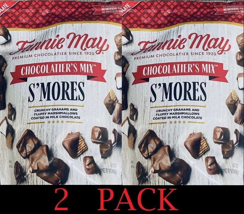 2x Fannie May SMORES S'MORES Chocolatiers Snack Mix 18 oz Bag - 2 PACKS