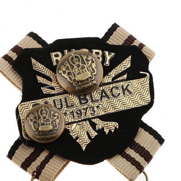 2x Fashion College British Wind ChainTassel Badge Brooch Pin Corsage Decoration