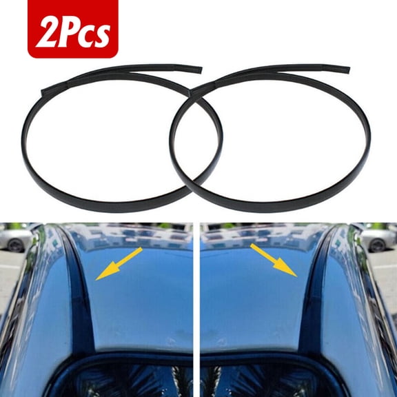 2x For 2007-2011 Toyota Camry Black Roof Top Trim Molding Kit Left & Right Side