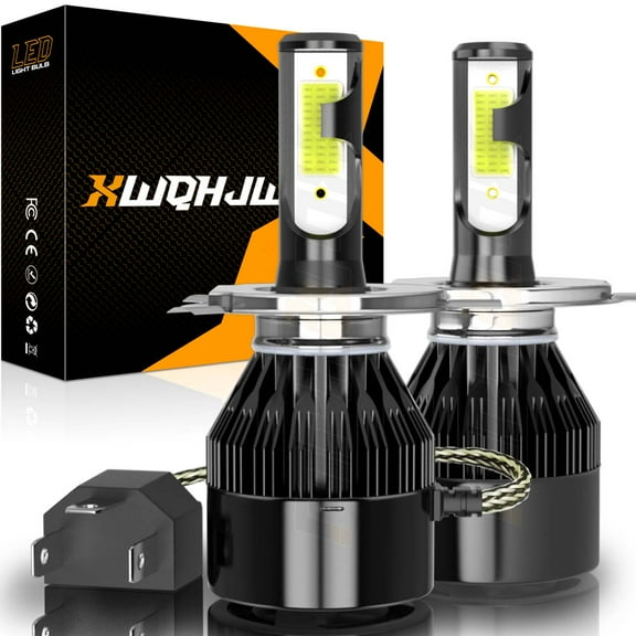 2x For 2020-2023 Kia Soul H4 9003 LED Headlight Bulbs 6000K White High Low Beam