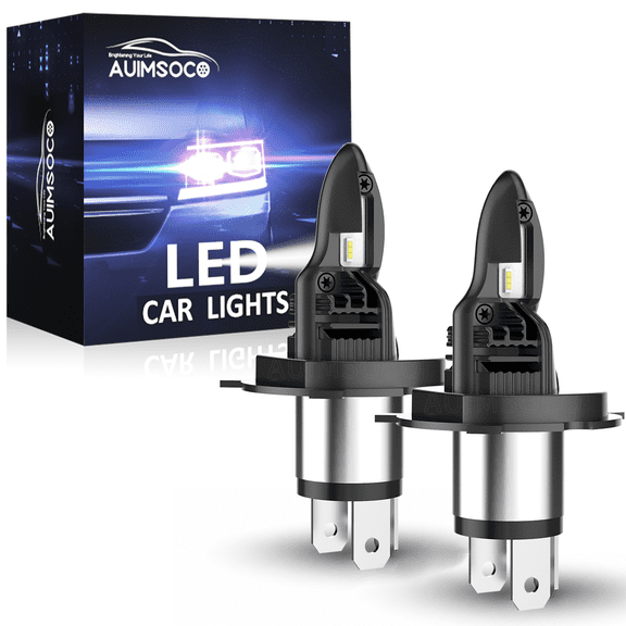 HS1 LED Headlight Bulbs For Can-Am Outlander Max 400 2007-2014 High Low Beam,Replaces OEM 71000087,6000K White,Pack of 2