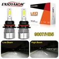 thumbnail image 1 of 2x For Chevy Equinox 2005-2009 9007 LED Headlights High Low Beam Light Bulbs 6000K, 1 of 9