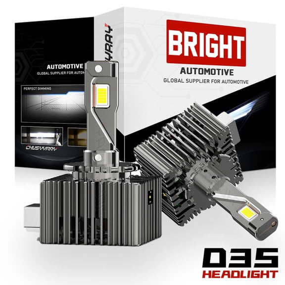 CHUSYYRAY LED Headlight High Low Beam 6000K White Ultra Brighter for Ford Explorer 2011-2015 2x