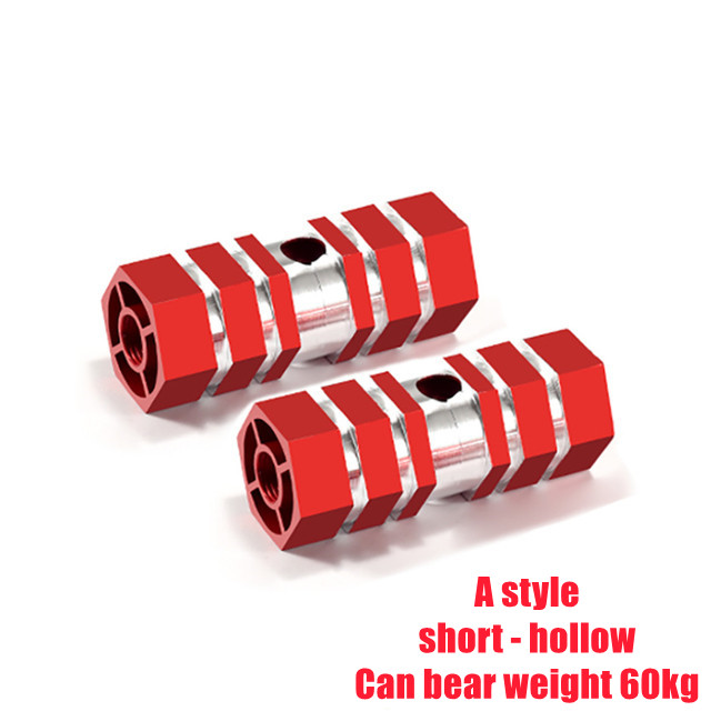 2x For MTB BMX Bike Bicycle Axle Pedal Alloy Foot Stunt Peg FootrestLever Cylinder Grip Anti