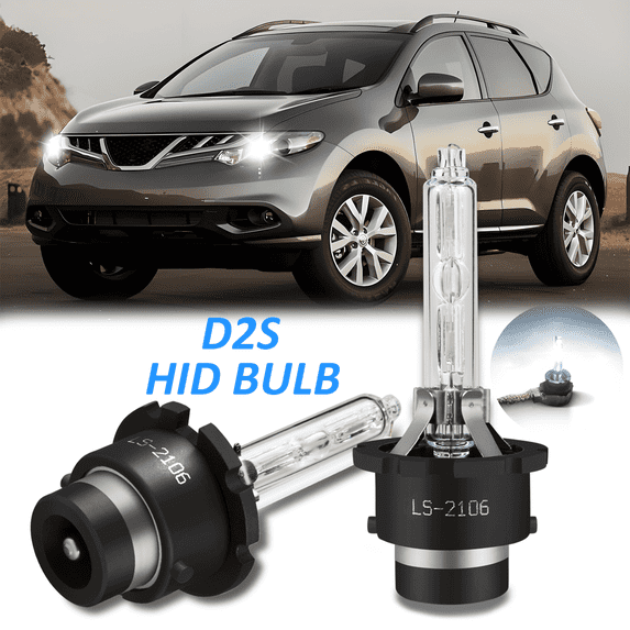 2x For Nissan Murano 2009-2014 HID Xenon Headlight Bulb White 6000K