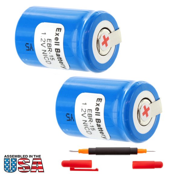 2x Fresh Razor Battery for  815RX/B Compatible with 138-10591