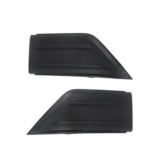 2x Front Bumper Guard Insert Pad End Cap Cover For Ford F150 F-150 2021 2022 2023 Pickup Truck