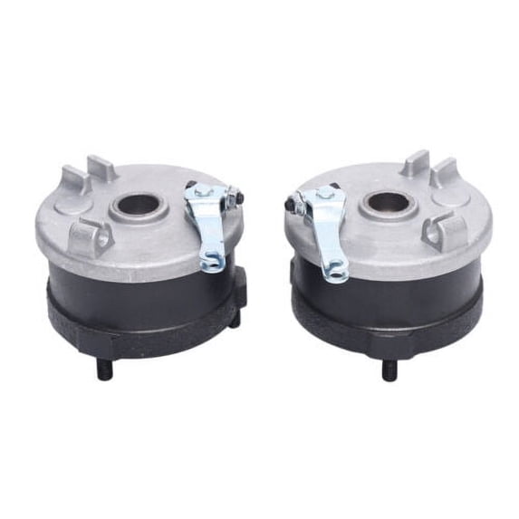 2 x Front Drum Brake Wheel Hub Left+Right For ATV Quad Bike Buggy With Brake