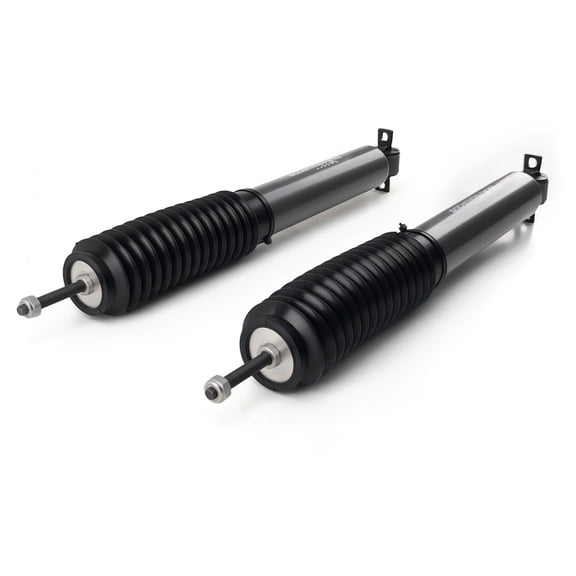 2x Front Nitrogen Charged Lifted Shock Absorbers for Ford F-150 1997-2003 2WD, Fits 3-4.5" Suspension Lift, High Tensile Steel, SKU 34116933, Improved Off-Road Suspension Performance