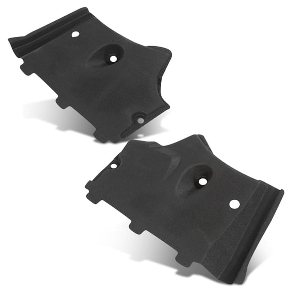2x Front Underbody Splash Shield Guard Cover Fit For Audi A6 S6 C7 A7 2011-2017