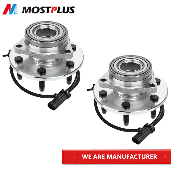2x Front Wheel Hub Bearing Assembly w/ ABS For Chevy GMC Truck 4X4 Only for 4WD Fits select: 1999-2007 CHEVROLET SILVERADO, 2000-2006 CHEVROLET TAHOE