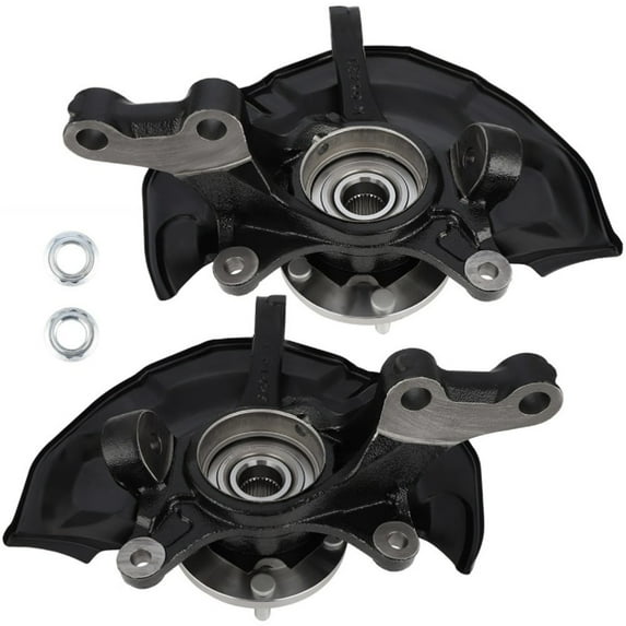 2x Front Wheel Hub Bearings Knuckle For Toyota 2004-2010 Sienna AWD
