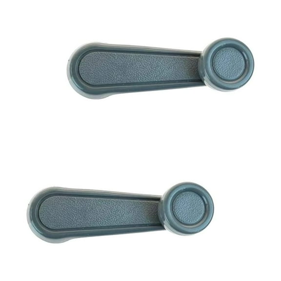 2x Gray Inside Window Crank Handle Left+Right For Toyota 4Runner Corolla Tacoma