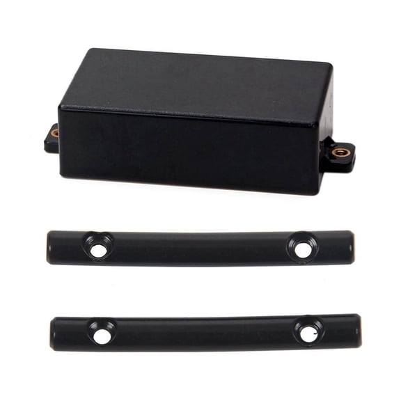 2x Guitar String Tree Guides String Retainer Bar for Guitar & 1x Plastic Sealed Humbucker Cover