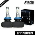 thumbnail image 1 of 2x H11 H8 H9 LED Headlight Kit Bulb 150W 22500LM Dual Hi-Lo Beam Pure WhiteLampp, 1 of 5