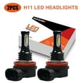 thumbnail image 1 of 2x H11 H8 H9 Low Beam For Ford Focus 2012-2018  LED Headlight Bulb 6000K Bright White, 1 of 9