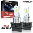 thumbnail image 1 of 2x H11B 55W LED Bulbs Replacement Car Halogen Light Headlight Bulb Lamp 6000K Bright White, 1 of 12