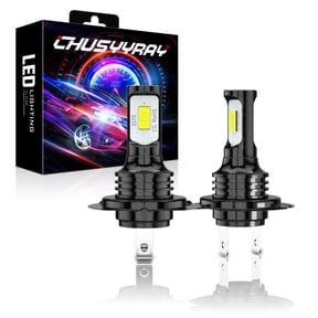 2x H7 LED Headlight Bulbs Conversion Kit High Low Beam 6000K Super White 8000LM