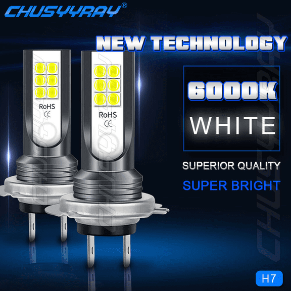 2x H7 LED Headlight Conversion 320W 76000LM 6000K Error Free Canbus Bulb Set Hot