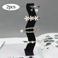 thumbnail image 1 of 2x Hair Clip Display Stand Storage Stand Dresser Gifts Accessories Fixing Tools Headwear Holder Storage Rack Headband Display for girls Black, 1 of 8