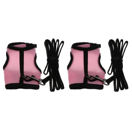 2x Hamster Rabbit Guinea Rat Ferret Harness