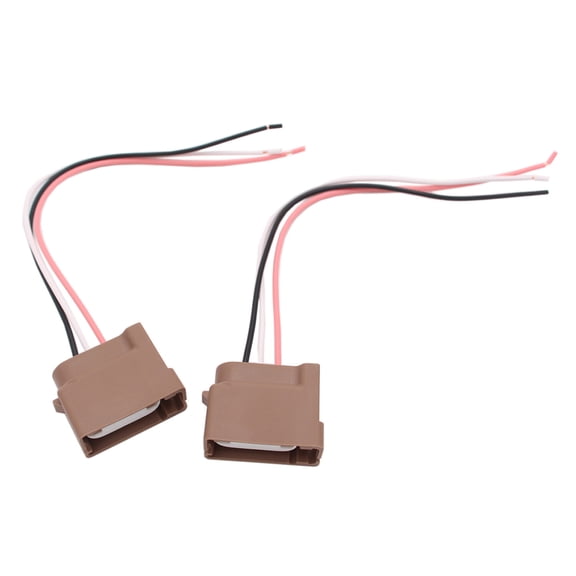 2x Headlamp Light Socket Pigtail Connector Brake Tail Lamp Fit for Ford Lincoln