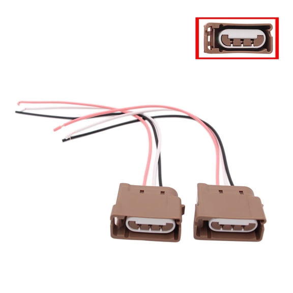 2x Headlamp Light Socket Pigtail Connector Turn Signal Fit for Ford F150 250 350