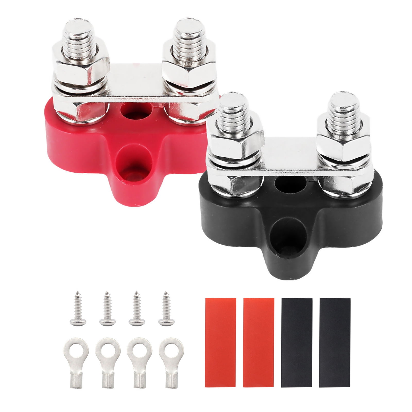2x Heavy-Duty Terminal Blocks 48V, 1.77x1.69x1.50" for Vehicle & RV Electrical Systems APPLAYERR Spare Part